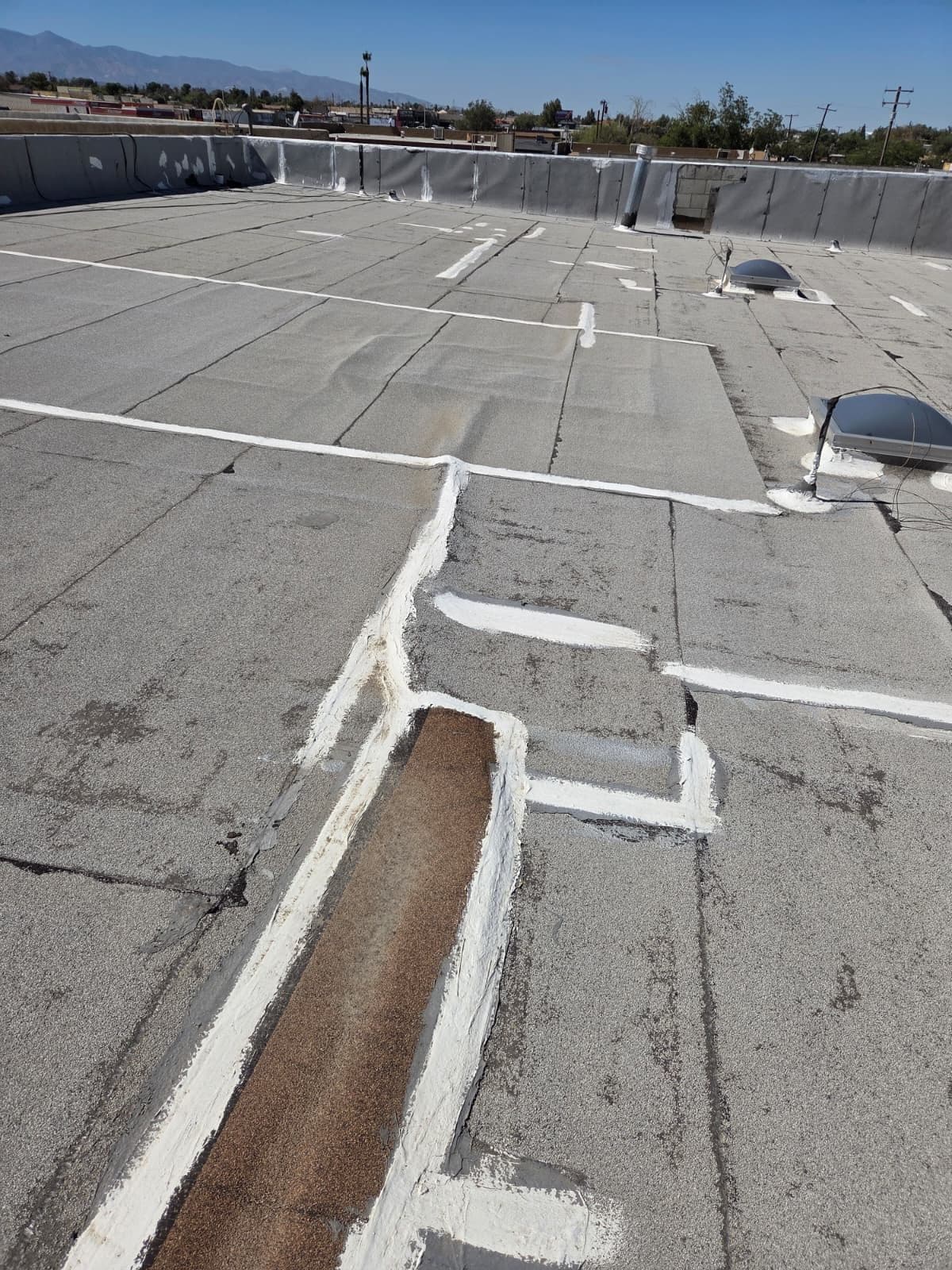 Commercial Roof Protection with Lucas 8,000 Silicone Coating