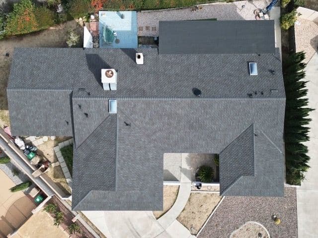 Gallery photos for Bold Charcoal Roof Replacement Finished in Spring Valley Lake: Image #1